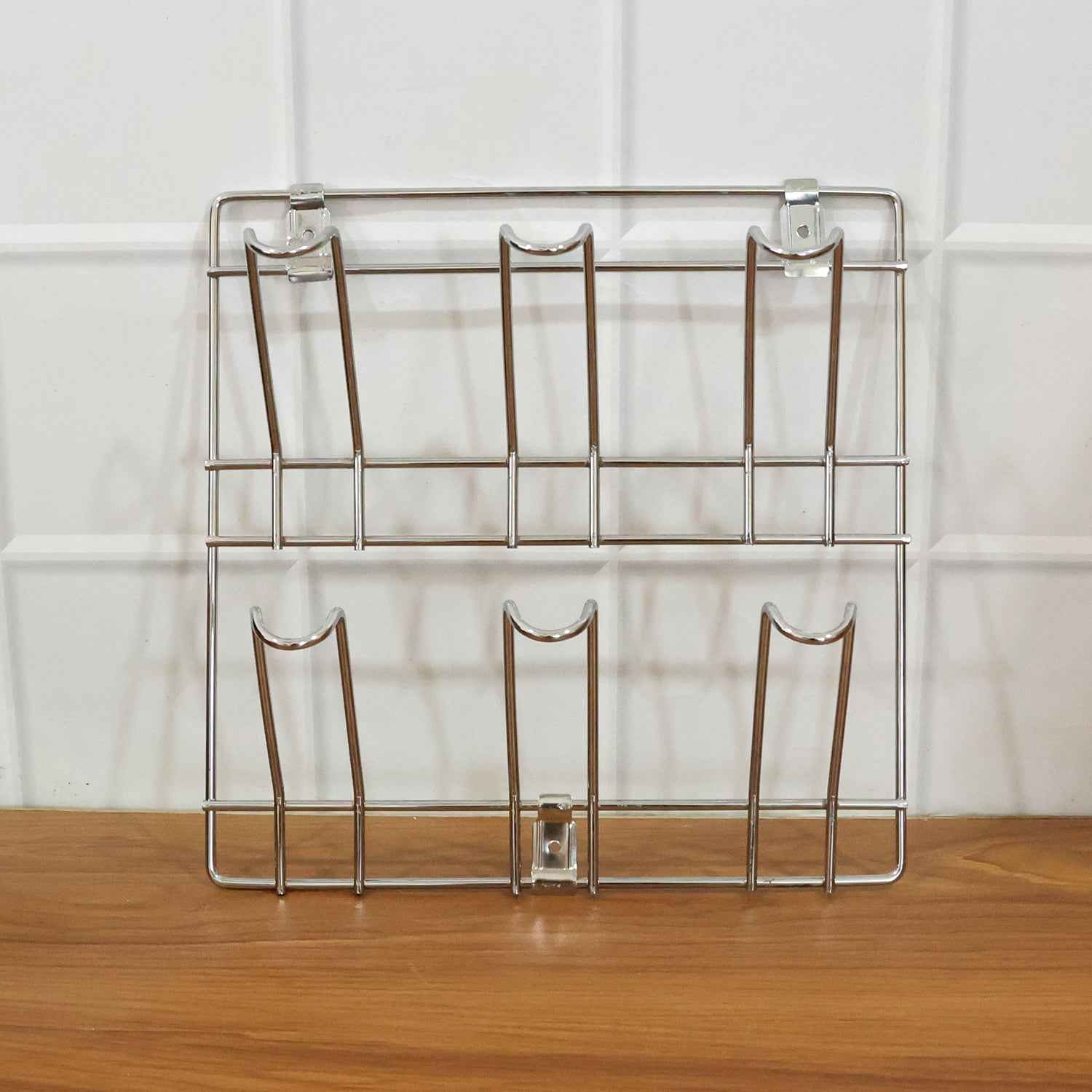 Wall-mounted Stainless-steel Cup  Mug Holder Rack (25 X 25 Cm 1 Pc)
