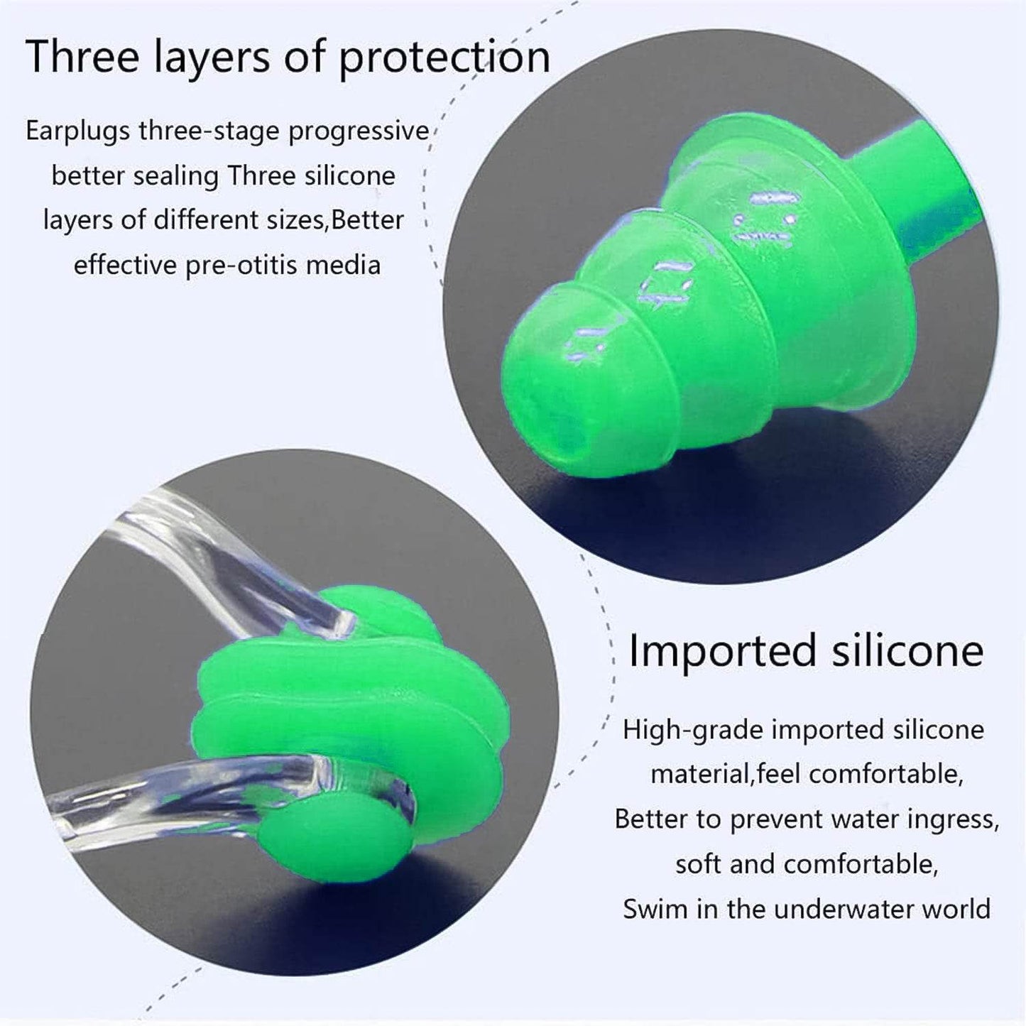 Swimming Earplugs And Nose Clip Set (3 Pc) - Best Deals at BeSh Deals®