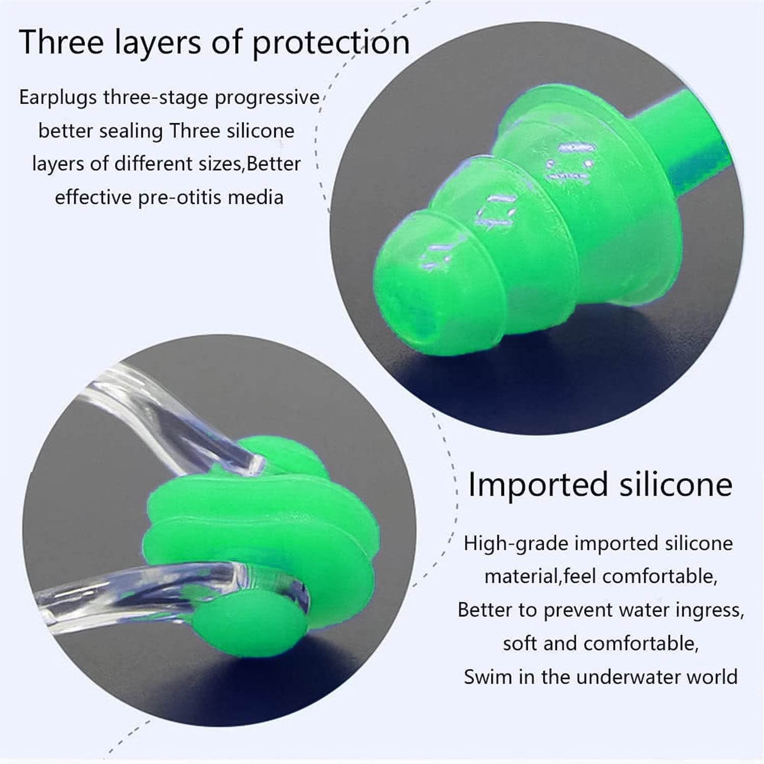 Swimming Earplugs And Nose Clip Set (3 Pc) - Best Deals at BeSh Deals®