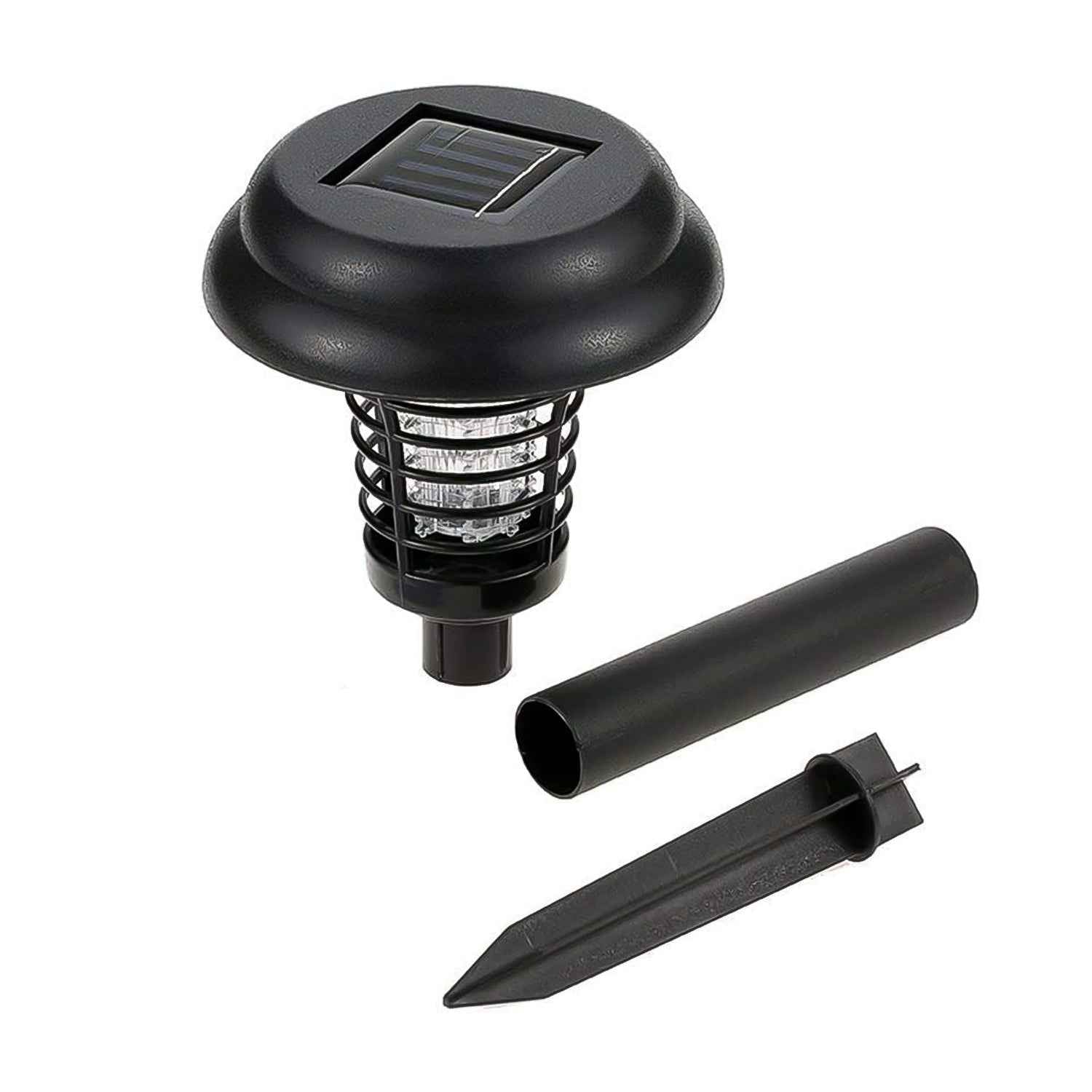 Garden Lighting Uv Led Solar Powered Led Mosquito Trap  Bug Zapper  (2 Pc)
