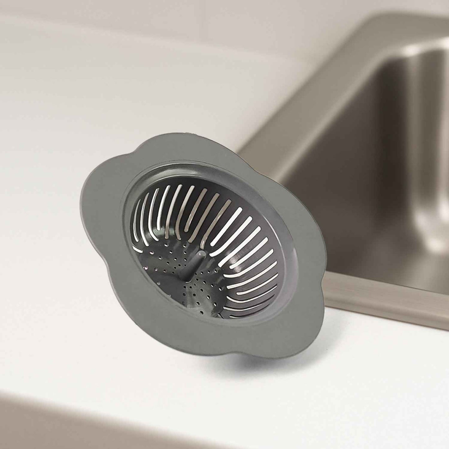 1 Pc Durable Plastic Sink Strainer (1 Pc)