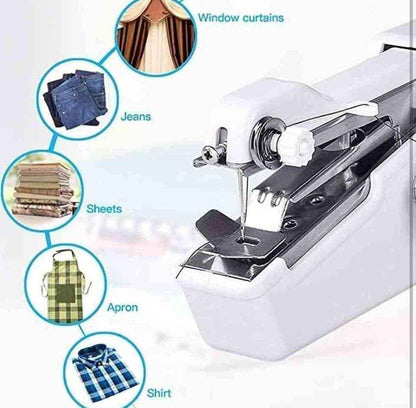 Stitch Handheld Cordless Portable White Sewing Machine - Best Deals at BeSh Deals®