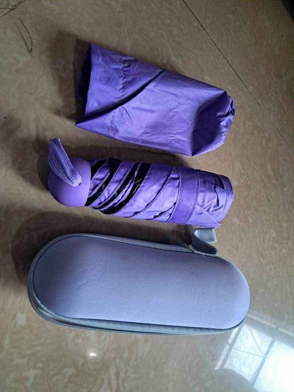 Mini Umbrella with Case for Men & Women (Manual Open) Compact Travelling Umbrella - Best Deals at BeSh Deals®