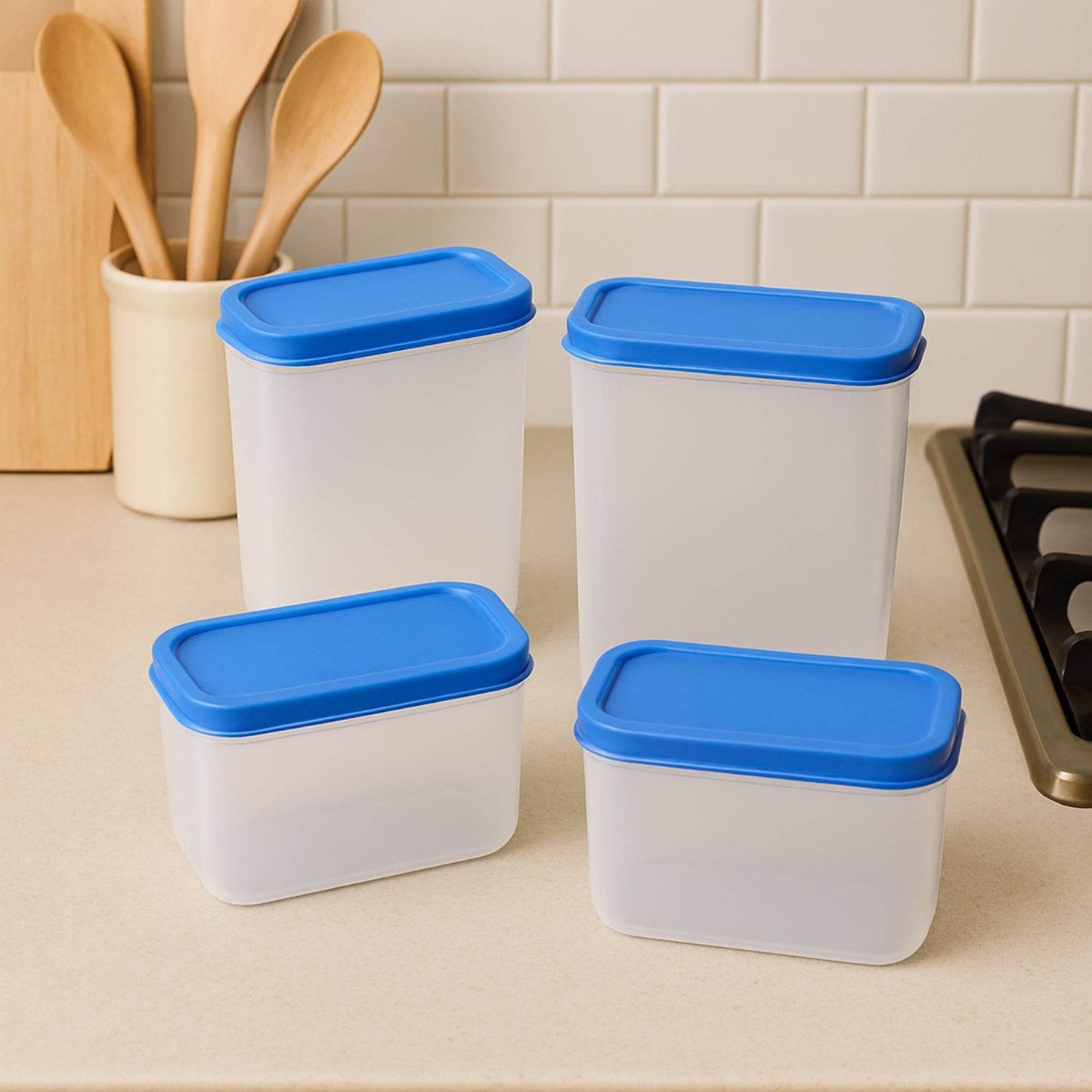 Apex Glory Plastic Storage Container Box Set (4 Pc) - Best Deals at BeSh Deals®