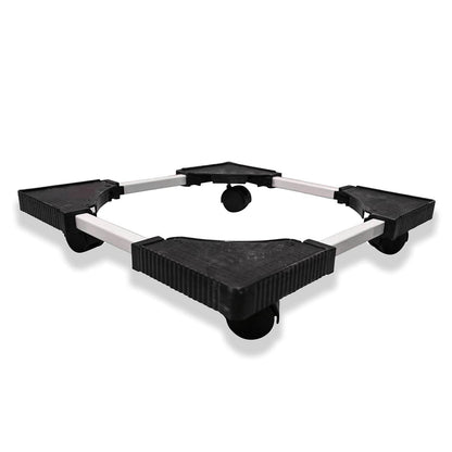 Adjustable Heavy-duty Fridge And Washing Machine Stand Base Trolley 50x50 Cm - Best Deals at BeSh Deals®