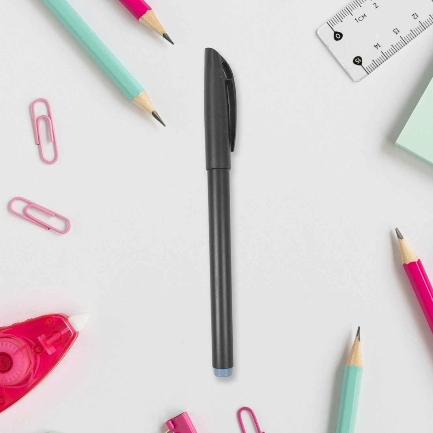 Writing Black Gel Pen For School Stationery Gift For Kids (8 Pcs Set)