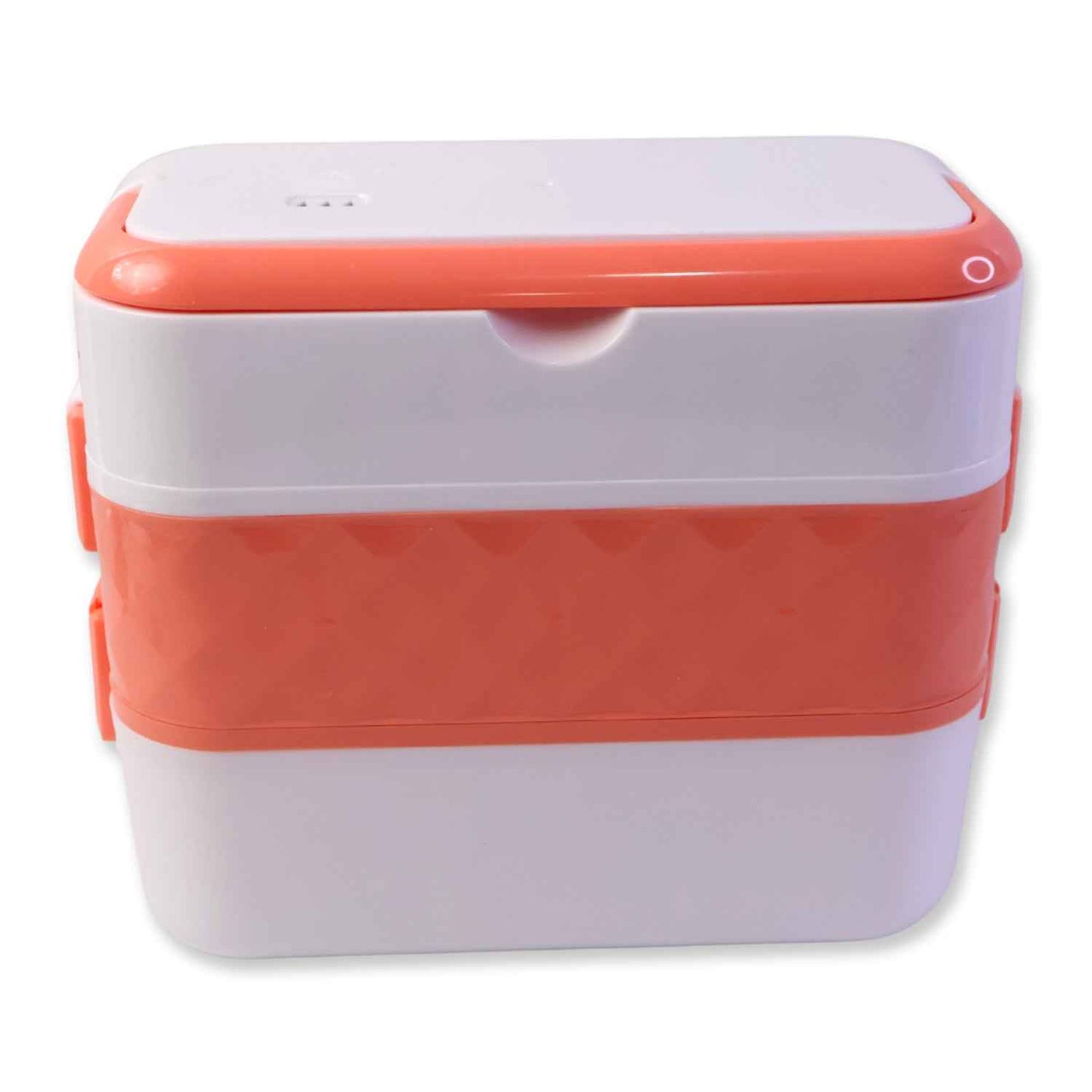 Electric Heated Lunch Box With Stainless Steel Inner Containers (1 Set)
