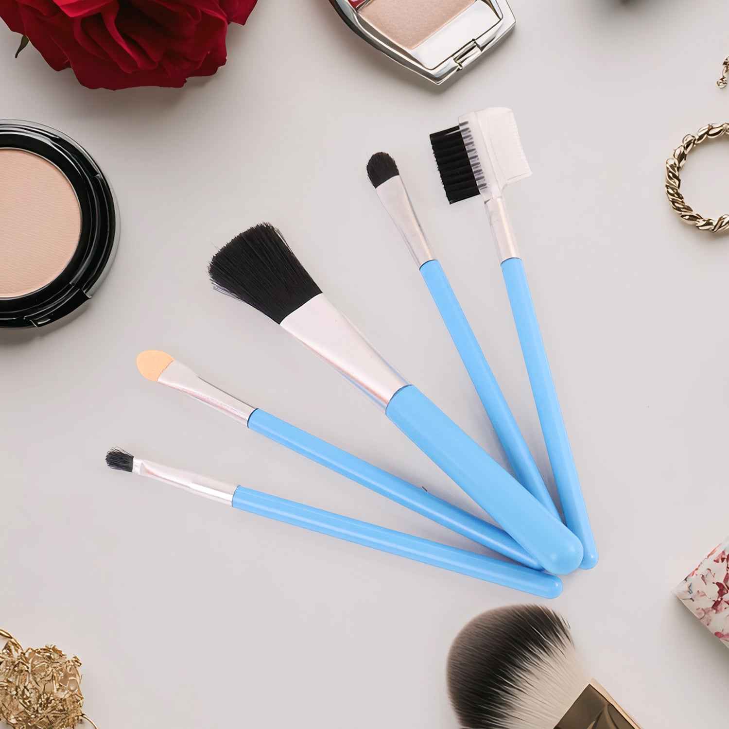 1440 Makeup Brushes Kit (Pack Of 5)