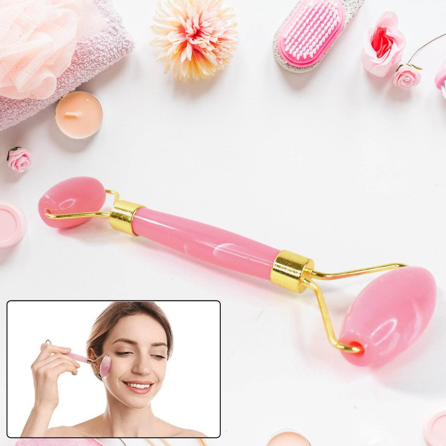 Double Ended Smooth Facial Massage Rollers (1 Pc  Mix Color) - Best Deals at BeSh Deals®