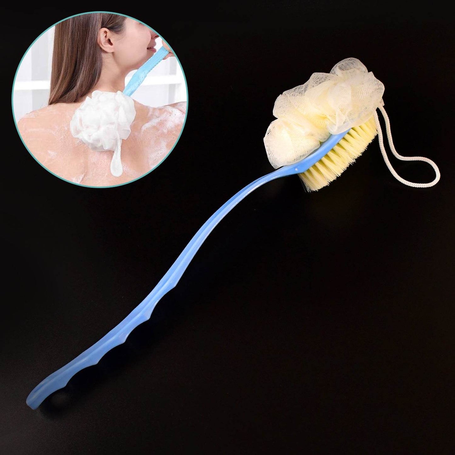 4832 2in1 Bath Brush With Long Handle - Best Deals at BeSh Deals®