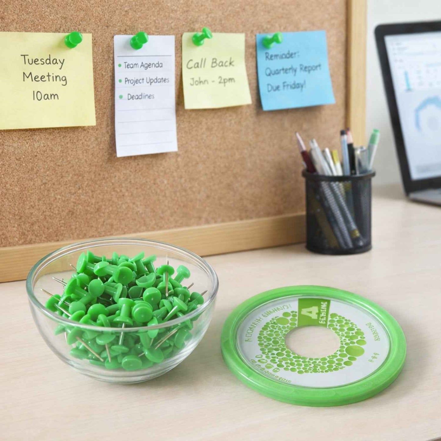 Heavy-duty Plastic Head Push Pins Set (70 Pcs Set)