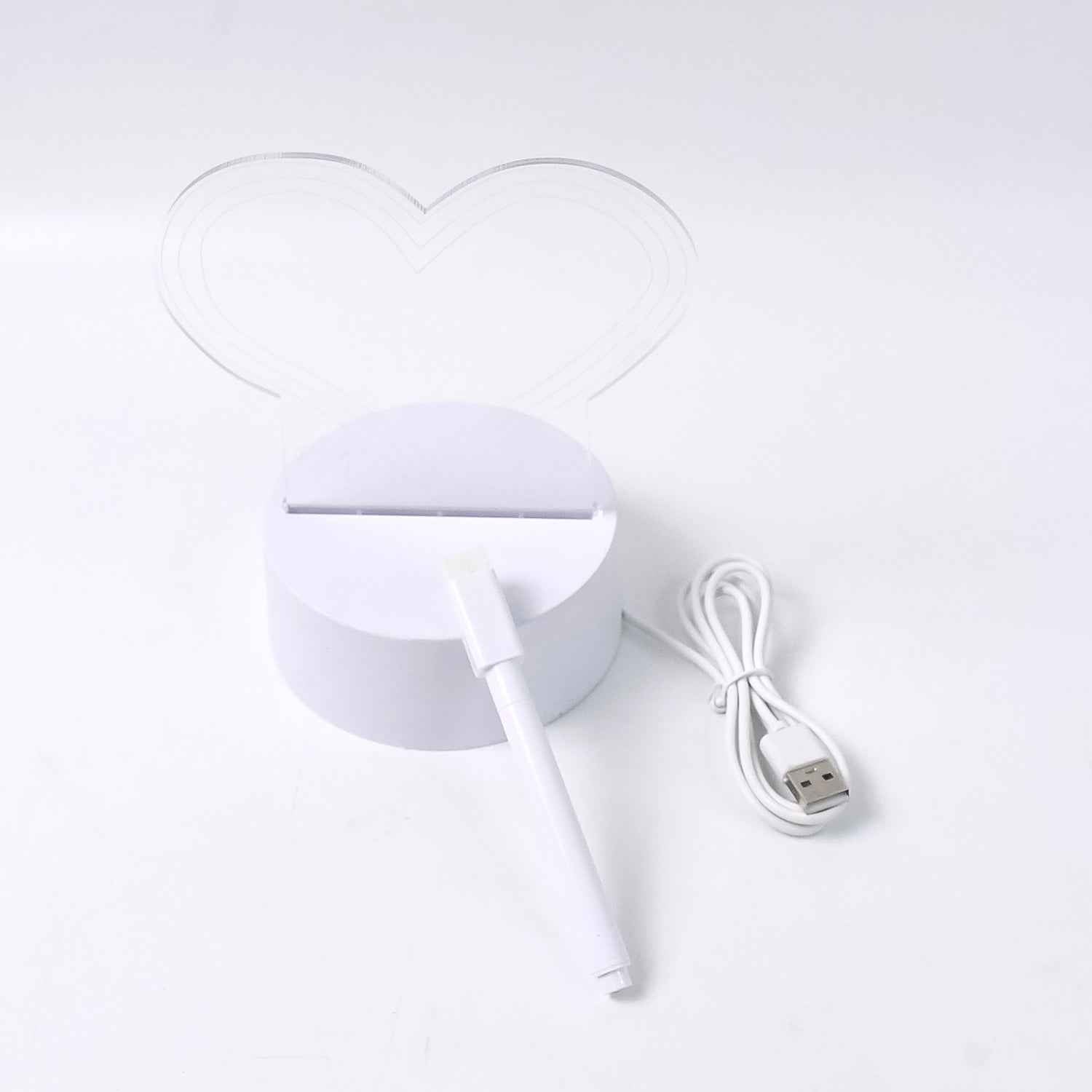 Creative Visualization Lamp 3d Acrylic Decorative Lamp With Pen