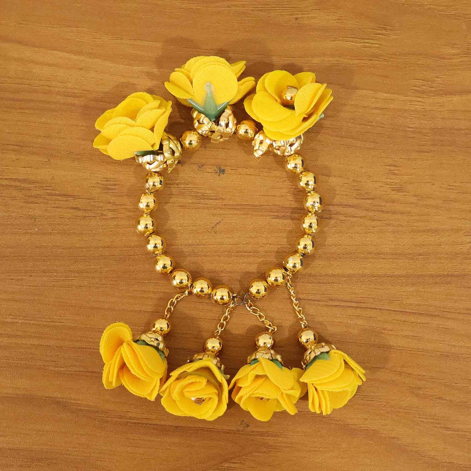 Traditional Pooja Wrist Ornament Haldi Kada Bracelet (1 Pc)