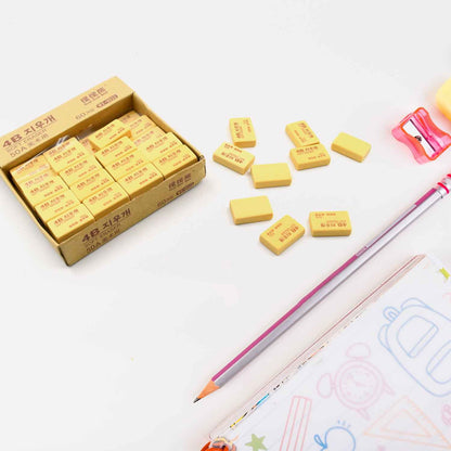 4504  Pencil Eraser Professional 4b Drawing Eraser Art Soft Eraser For School Office (60 Pc Pack)