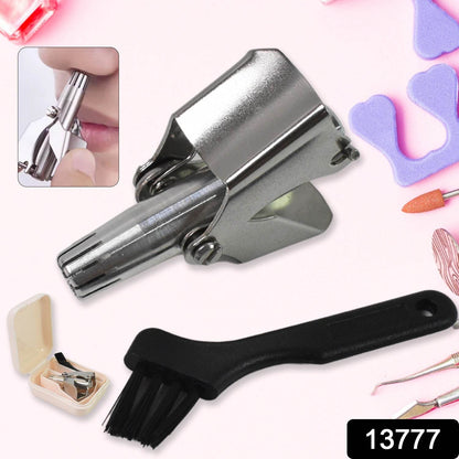 Nose Hair Clipper Stainless Steel Hair Remover (1 Pc  With Brush  Plastic Case) - Best Deals at BeSh Deals®