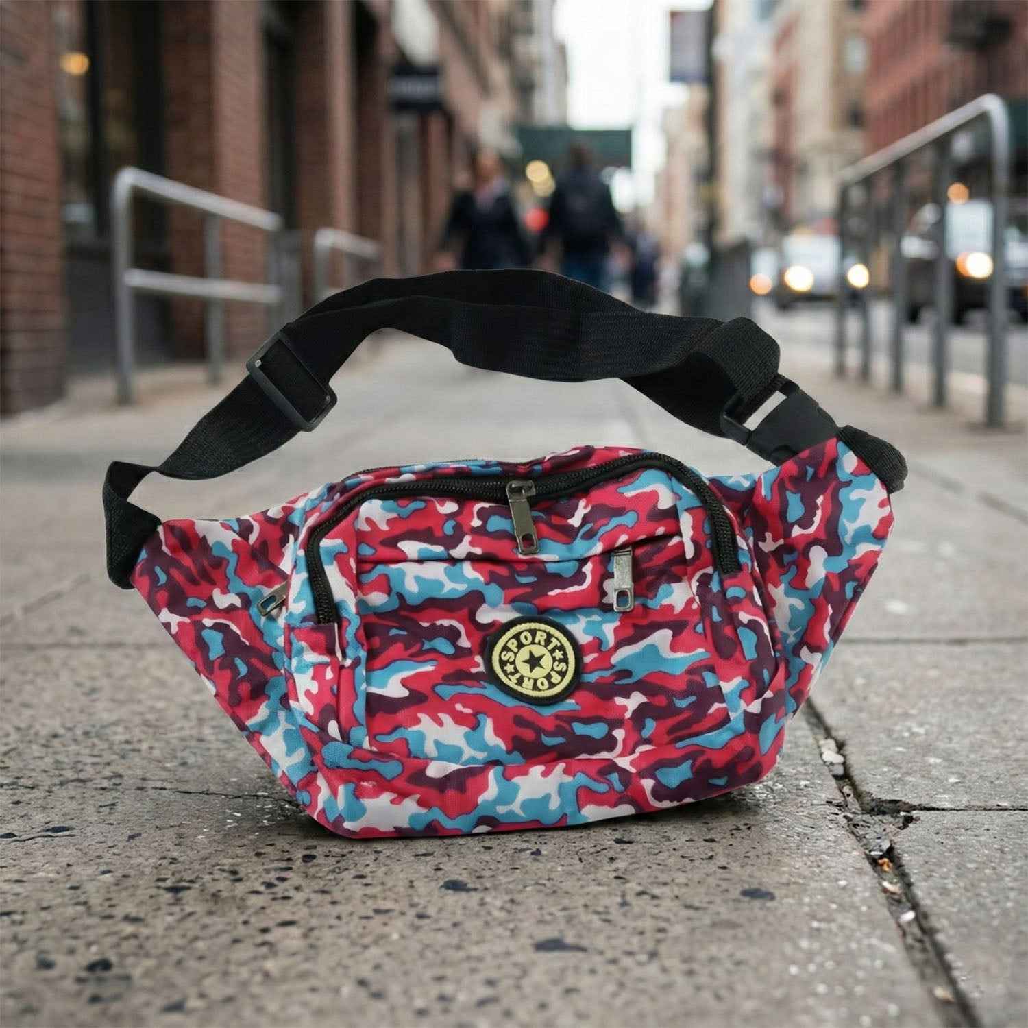 Stylish Multi-purpose Waist Bag  Cross-body Sling Pouch (1 Pc)
