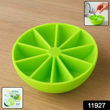 Lemon Shape Flexible Silicone Ice Cube Tray 8 Slot Round Ice Mold (1 Pc) - BeSh Deals®