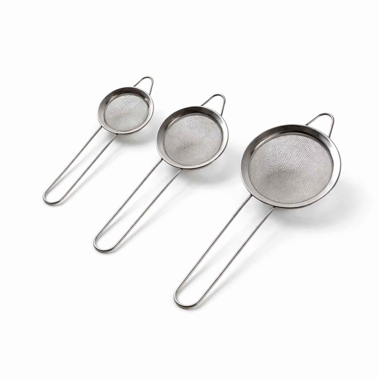 Stainless Steel Tea Strainer 3 Piece Set