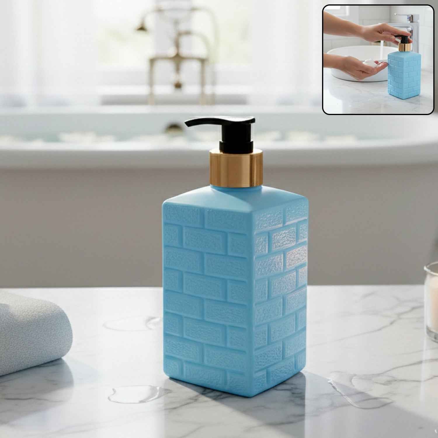 Plastic Soap Dispenser Pump Bottle (1 Pc)