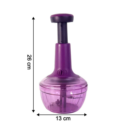 Supermom Manual Push Vegetable Chopper 650 Ml - (1 Pc)