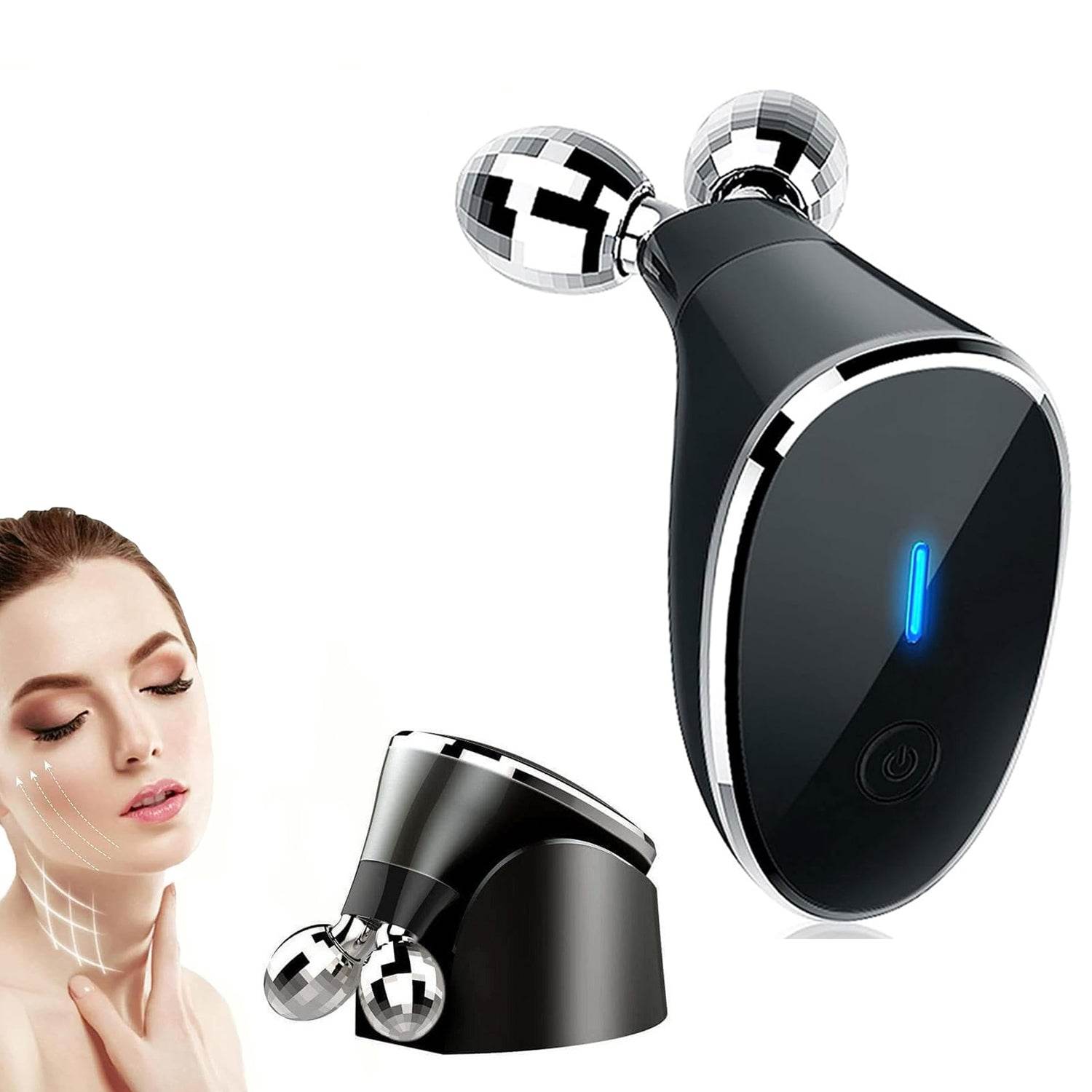 Microcurrent- Facial- Device Micro Current Face Massager Roller (1 Pc) - Best Deals at BeSh Deals®