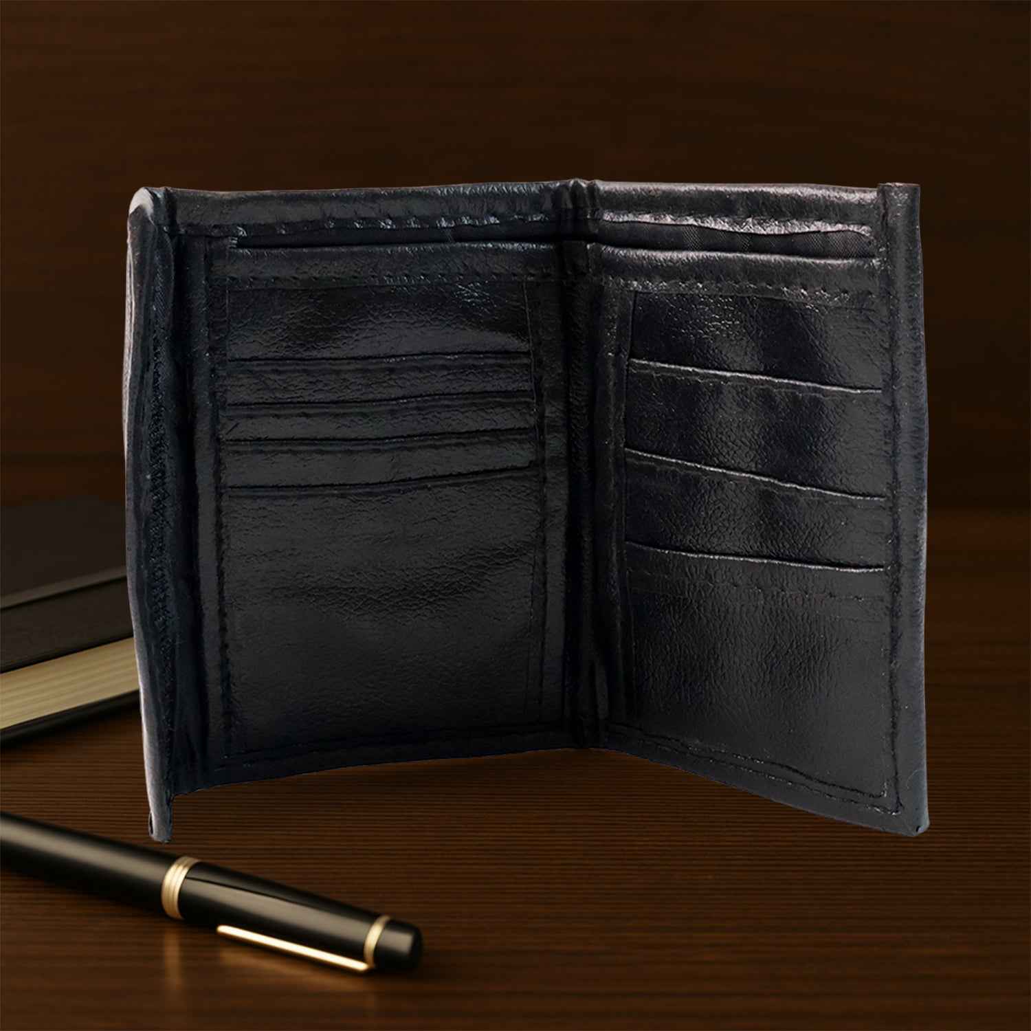 Premium Genuine Bi-fold Wallet (1 Pc)