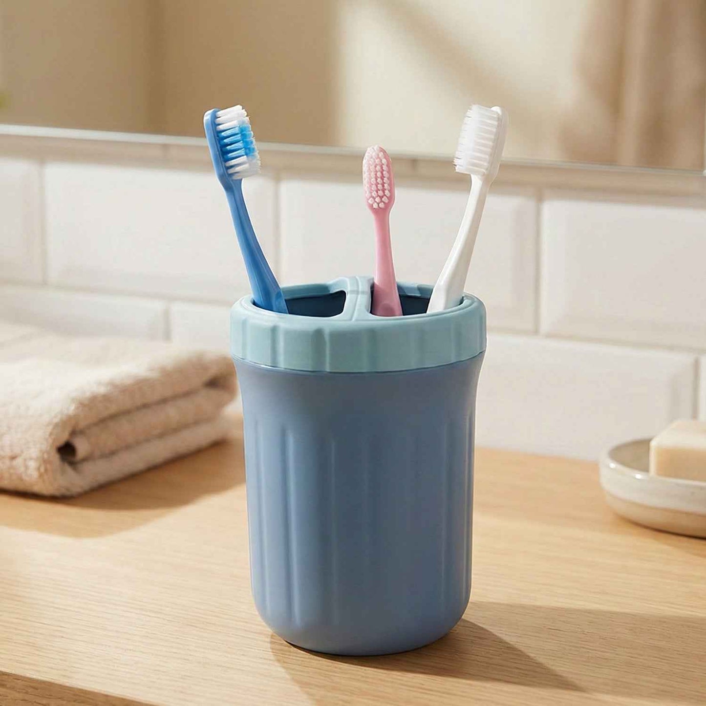 Multipurpose Soap Dispenser With Utility Holder (1 Set)