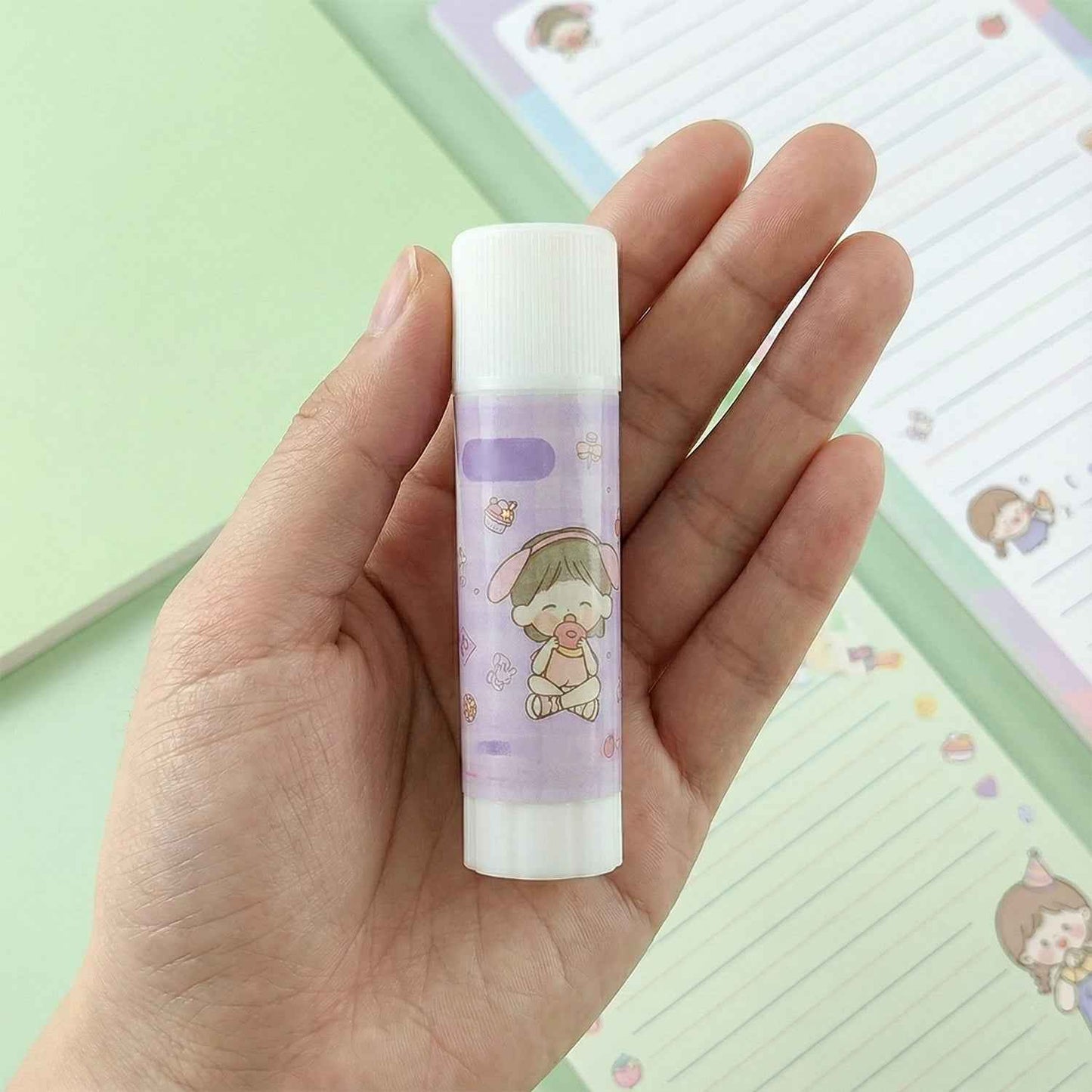 Cartoon-themed Solid Glue Stick Pack Of 5