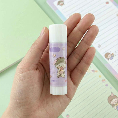 Cartoon-themed Solid Glue Stick Pack Of 5