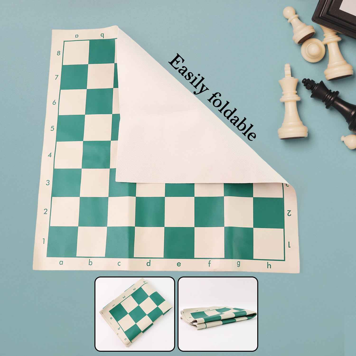 Big Premium Portable Chess Set Plastic Chess Pieces (1 Set)