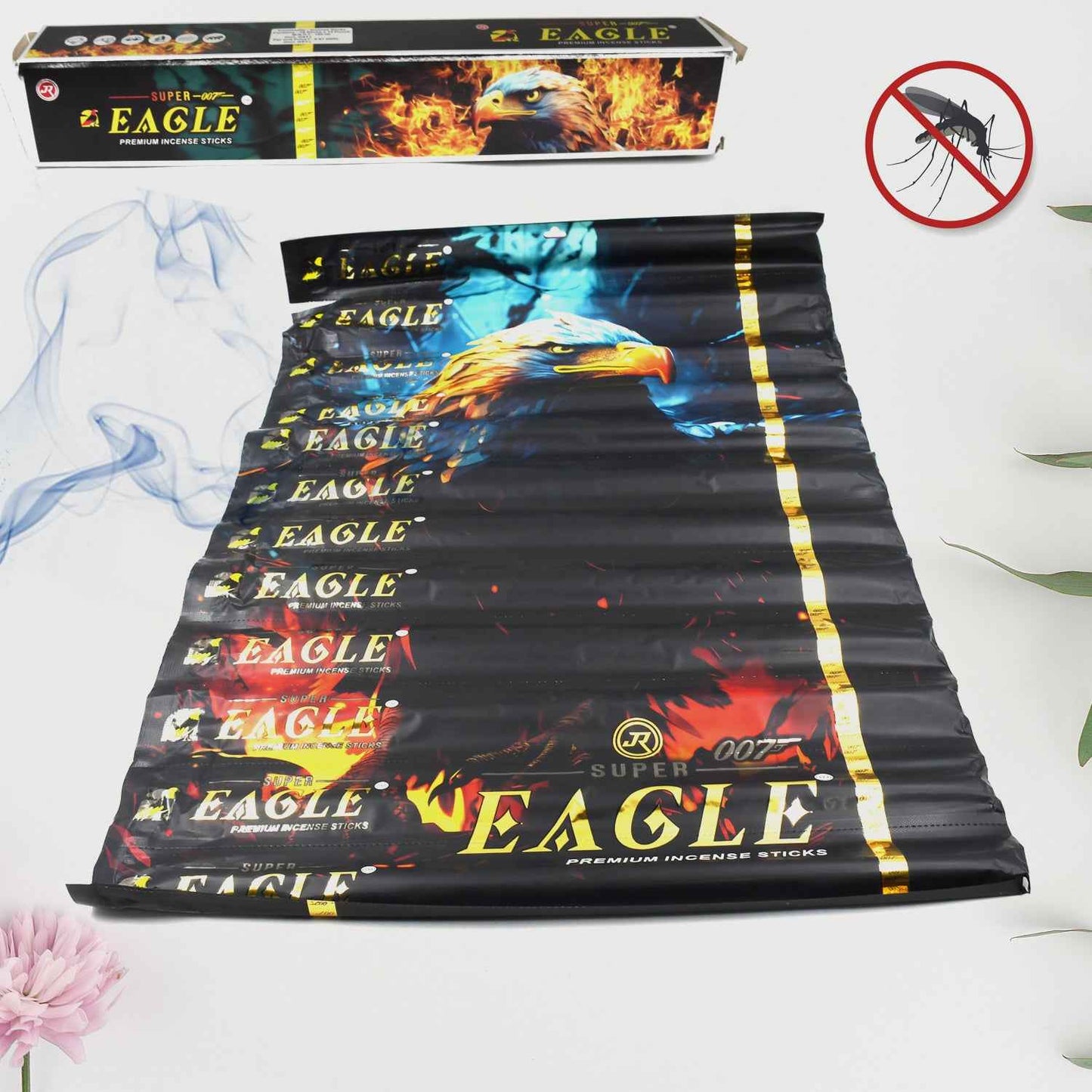 13119 Mosquito Agarbatti Stick Mosquito Agarbatti 1 Box (12 Packet  120 Sticks) (Incense Stick)