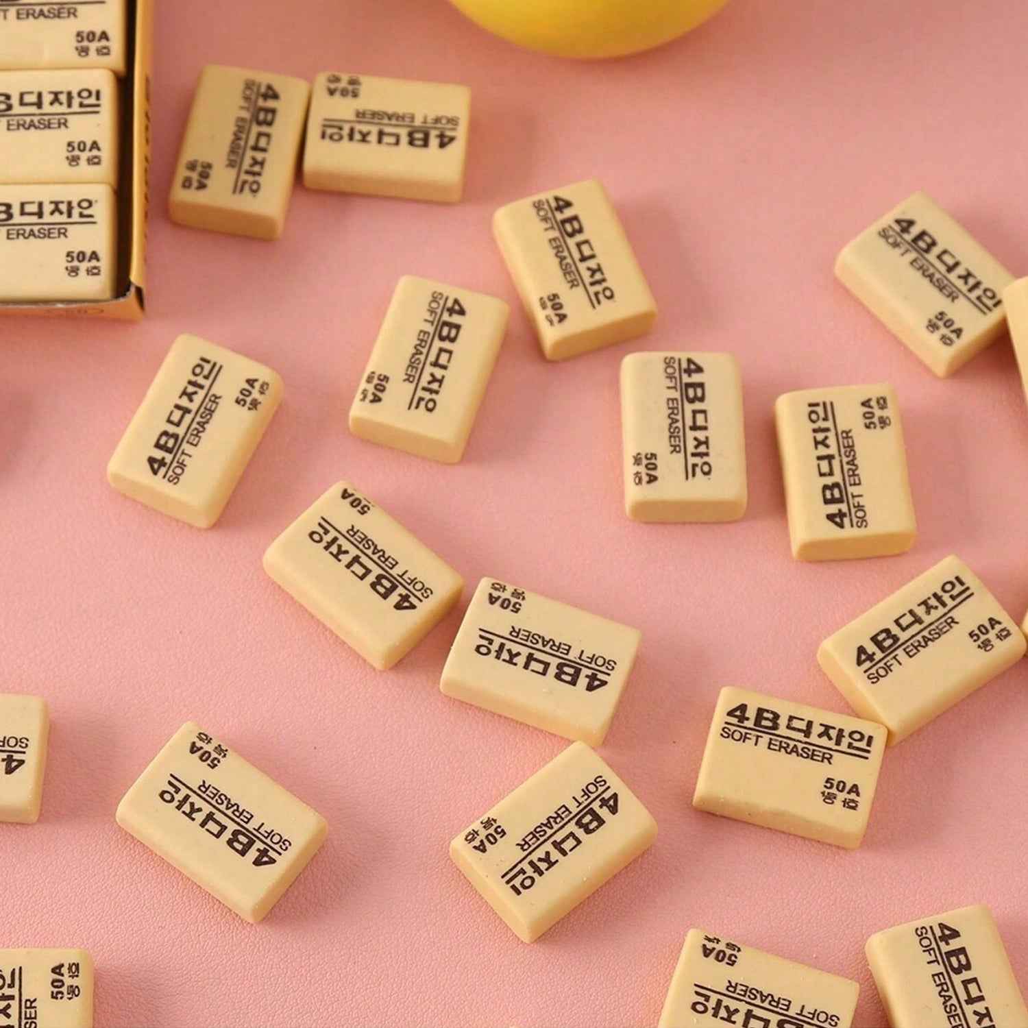 4b Erasers 30 Pack Pencil Erasers Yellow Erasers For Kids