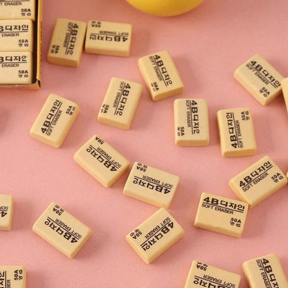 4b Erasers 30 Pack Pencil Erasers Yellow Erasers For Kids