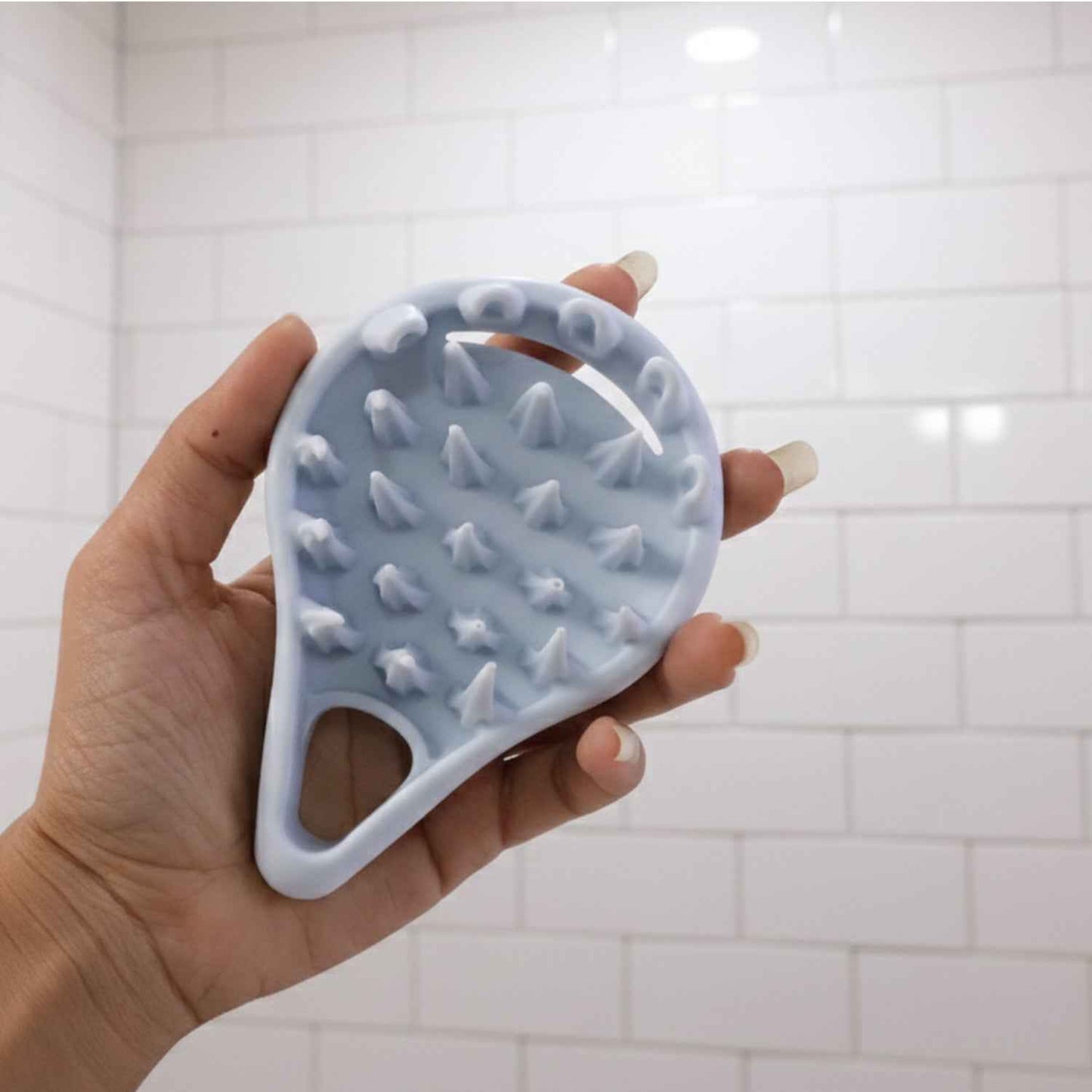 Premium Silicone Scalp Massager Shampoo Brush (1 Pc)