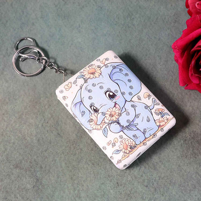 Foldable Mirror Keychain  (1 Pc)