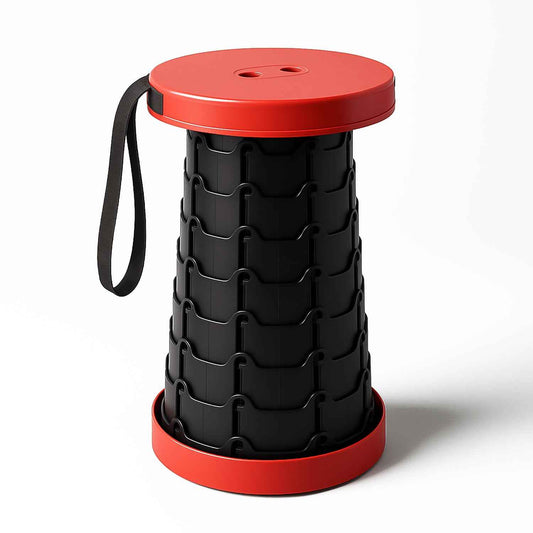 Adjustable Portable Telescopic Folding Stool (1 Pc)