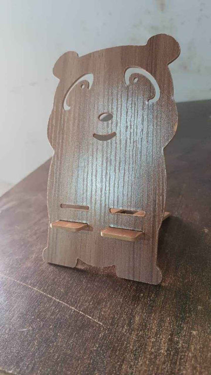 Wooden Cartoon Shape Design Mobile Stand  (1 Pc) - Best Deals at BeSh Deals®