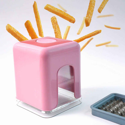 Apex Heavy Duty Potato Chipser  Vegetable Chopper With Dual Blade Set