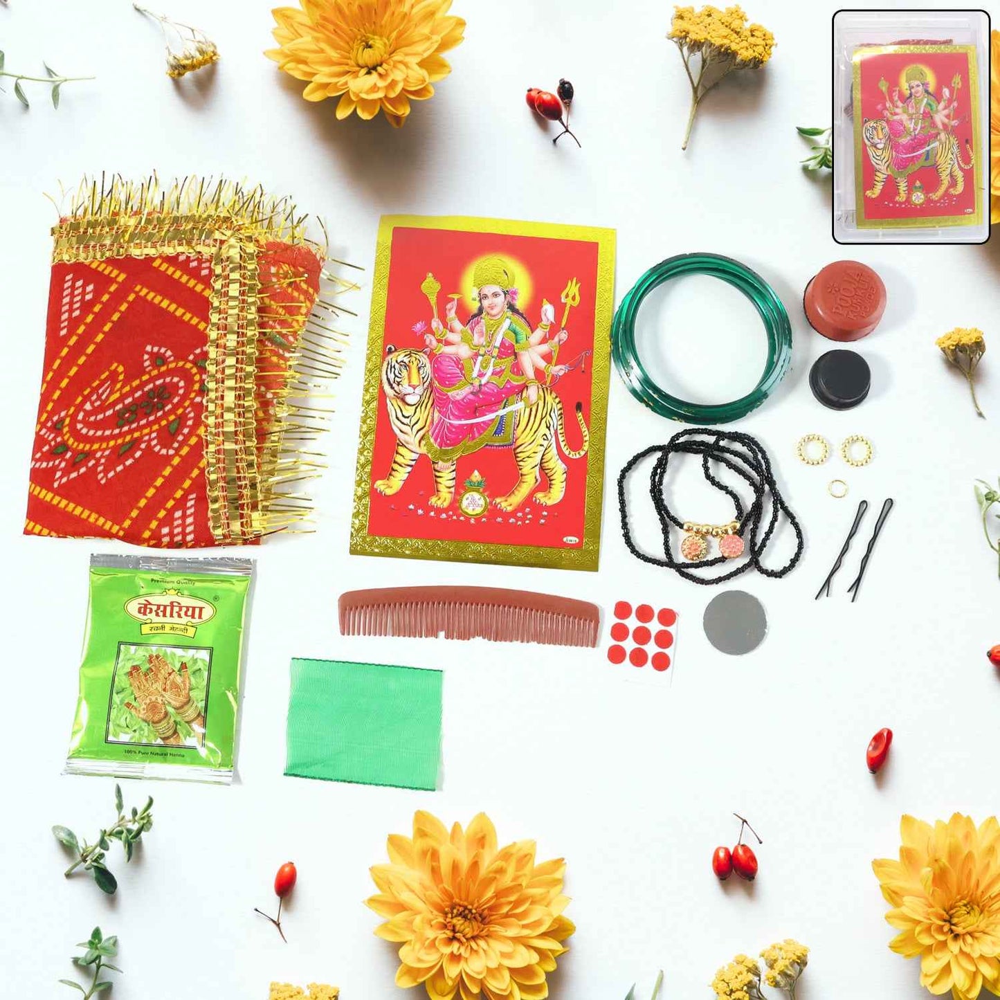 Mataji Shringar Box Complete Puja  Decoration Kit