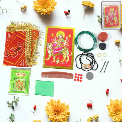 Mataji Shringar Box Complete Puja  Decoration Kit