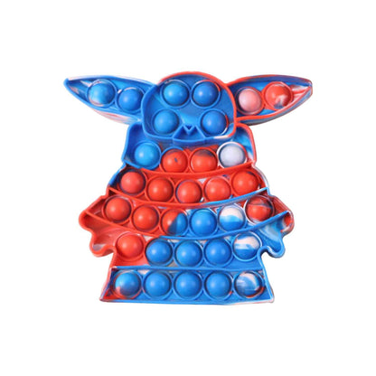 Premium Cartoon Shape Silicone Pop It Fidget Toy (1 Pc)