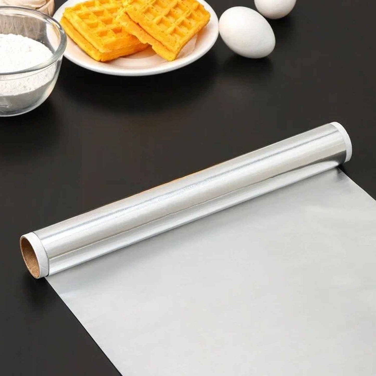Premium Quality Food Grade Aluminum Foil Roll Heavy Duty Non Stick Thick Aluminum Foil Sheet Baking Grilling Tool 72Mtr (1Pc) - BeSh Deals®