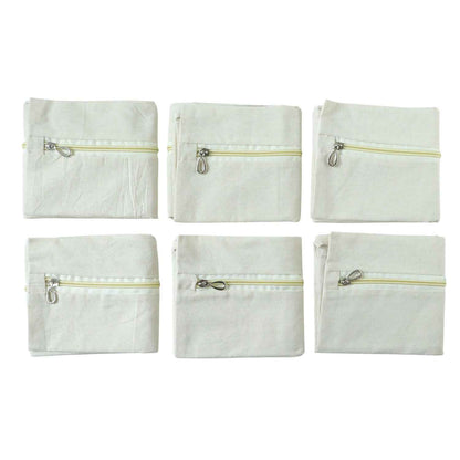 Zip Closure Saree Storage Bag (14.5x16.5 Cm Pack Of 6)
