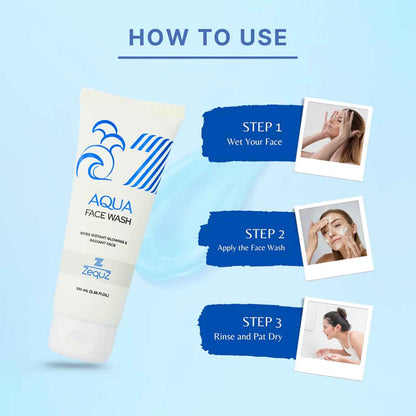 Zequz Aqua Face Wash - (1 Pc  100ml)