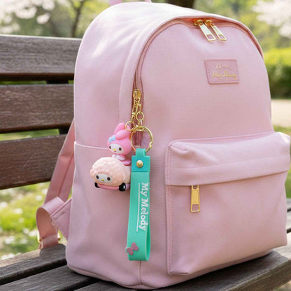 Cute Cartoon Character Silicone Keychain (1 Pc)