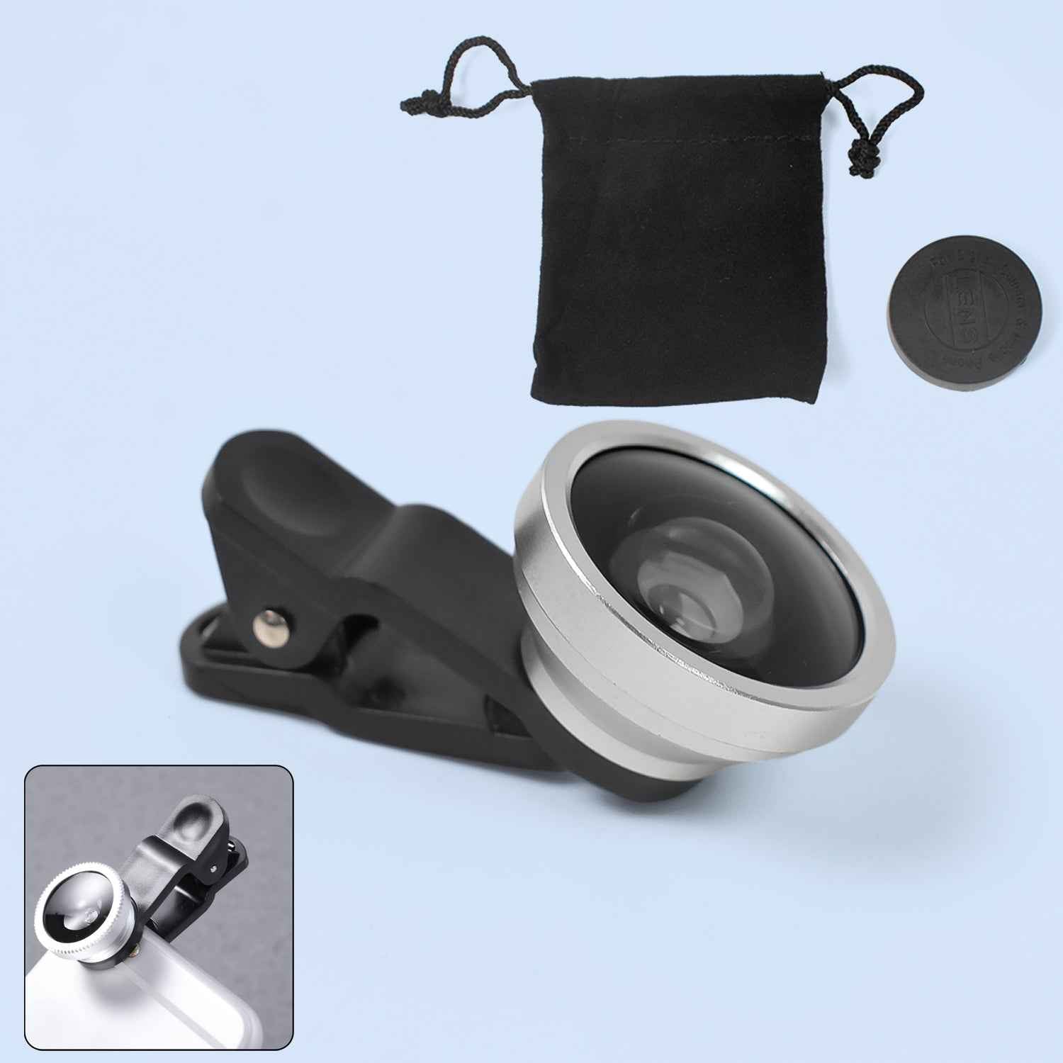6553 Camera Lens External Phone Lens Phone Camera Lens Universal Ultra Wide Angle Beauty Function External Lens Camera Accessories For Take Pictures Most Android Smartphone
