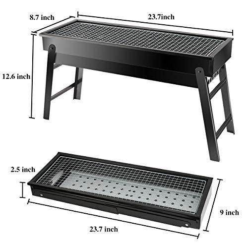 2225 Folding Portable Barbeque Bbq Grill Set For Outdoor And Home - Best Deals at BeSh Deals®
