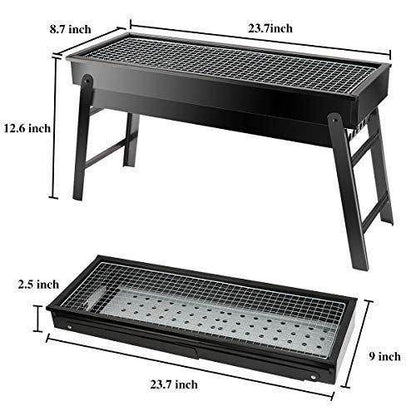 2225 Folding Portable Barbeque Bbq Grill Set For Outdoor And Home - Best Deals at BeSh Deals®