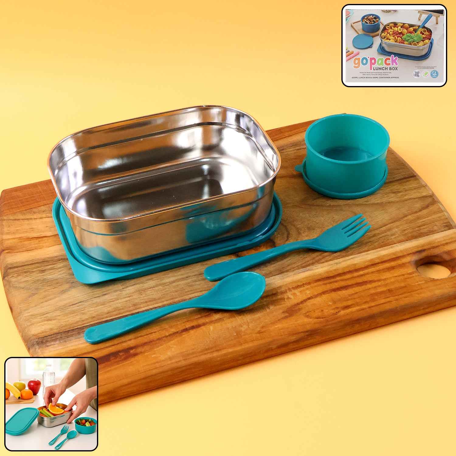 Premium Stainless Steel Lunch Box Set