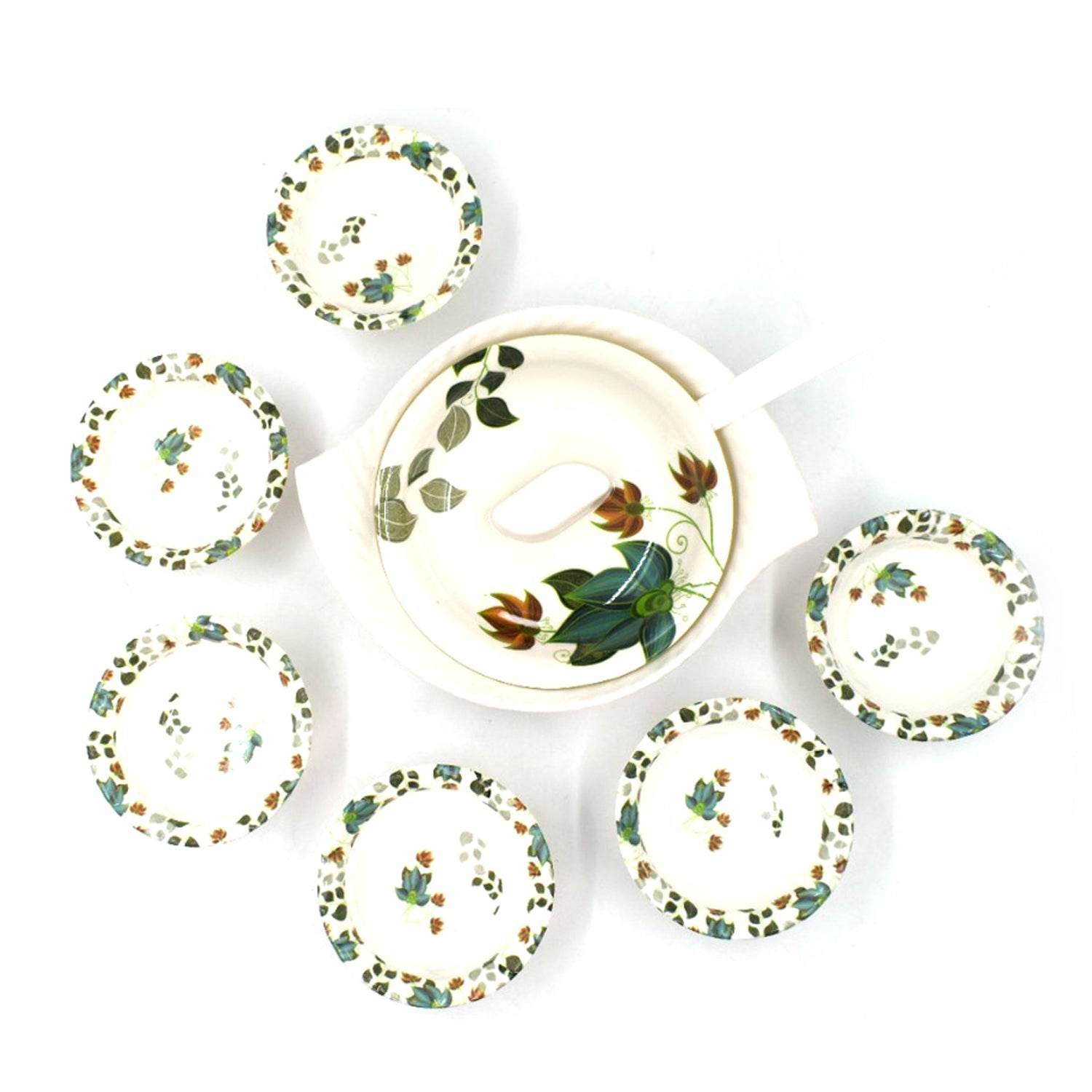 2739 9 Pc Pudding Set Used As A Cutlery Set For Serving Food Purposes And Sweet Dishes And All In All Kinds Of Household And Official Places Etc. - Best Deals at BeSh Deals®